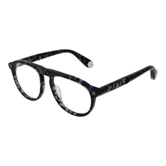 Philipp Plein Accessoires, Heren, Blauw, ONE Size, Rond optisch montuur