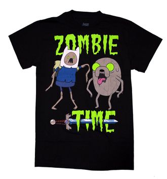 Adventure Time With Finn and Jake Zombie Time T-Shirt | S