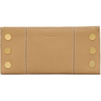 Hammitt 110 North Studded Leather Wallet in Toasty Sand/Brushed Gold at Nordstrom