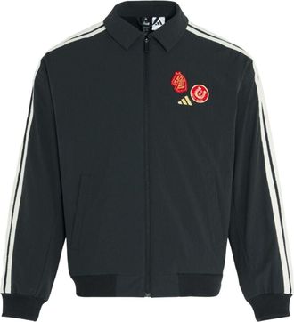 adidas CNY 3 Stripes Reversible Woven Jacket Black KE4057
