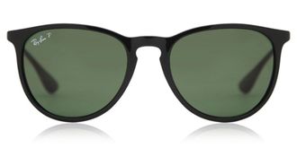 Ray-Ban RB4171 Erika Polarized 601/2P Womens Sunglasses Black Size 54