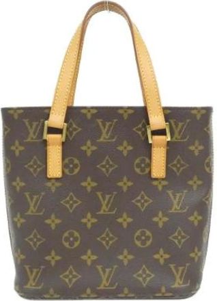 Louis Vuitton Pre-owned Tote Bags, female, Brown, Size: ONE SIZE Pre-owned Canvas Tote Bag