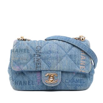 Chanel Classic Flap Denim Schoudertas