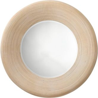 Jamie Young Co. Paddock Bamboo Round Wall Mirror