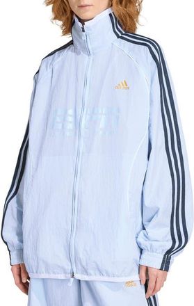 adidas Originals Teamgeist 2.0 Woven Track Jacket in Crystal Sky at Nordstrom, Size X-Small