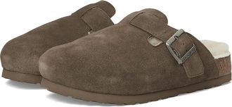 Haflinger Hawk Womens Slippers Shitake : EU 41 (US Mens 8 - Womens 10) Medium, Nubuck