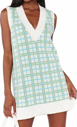 Show me your Mumu Hartford Tank Sweater Dress In Green Plaid