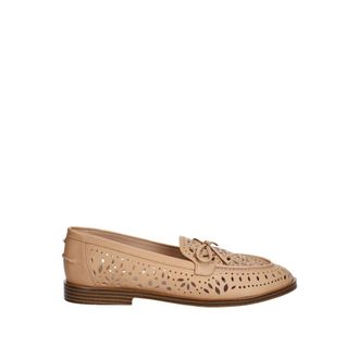 Twinset Loafers, female, Beige, Size: 10 US Mocassini con dettaglio cut-out