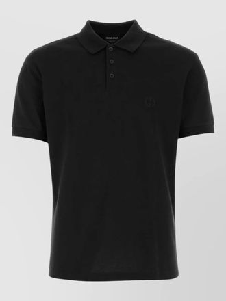 Giorgio Armani stretch cotton piqu&eacute; polo shirt