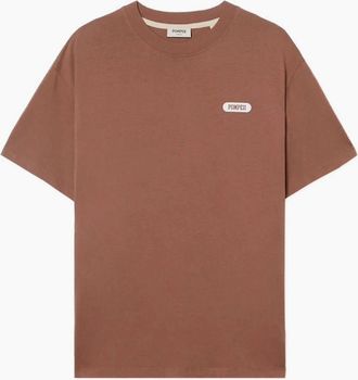 Pompeii Mens Pompeii Programme Fudge T-Shirt - Brown - Size: 38
