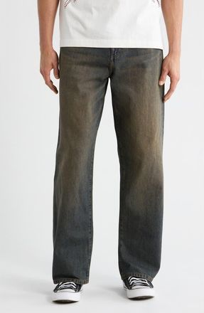 PacSun Brennan Straight Leg Jeans in Dark Indigo at Nordstrom, Size 30 X 32