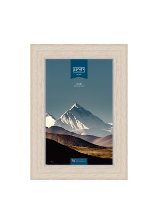 Lewis's Montreal Photo Frame - Natural - 5x7 Inches | TJ Hughes Silver