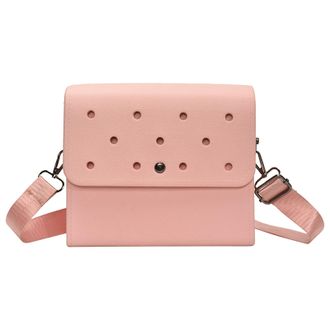 Generic Cymwer Women Square Shoulder Bag Adjustable Strap for School Work Travel (Pink) (style6)