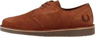 Fred Perry Laced Schoenen - Heren - Veterschoenen - Bruin - 40 EU - Schoenen