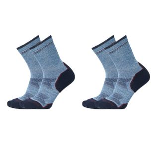 Rei Co-Op Flash COOLMAX EcoMade Lightweight Crew Socks - 2 Pairs Blue S