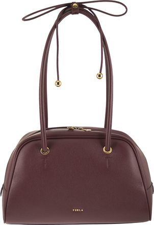 Furla Poppy M - Tas met handvat aan de bovenkant van generfd leer