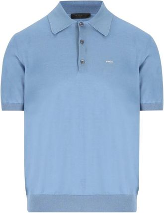 Prada Superfine Wool Polo Shirt