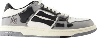 Amiri Zwarte leren lage sneakers - Heren - Sneakers - Veelkleurig - 40 EU - Leer - Schoenen