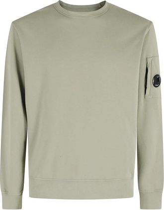 C.P. Company Sweatshirt Light Fleece - Heren - Sweatshirts - Groen - S - Hoodies & sweatvesten