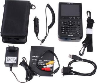 OEM Medidor De Se&ntilde;al Satelital Digital Ws6906 Con Pantalla Lcd De 3,5 Pulgadas Y Enchufe Europeo