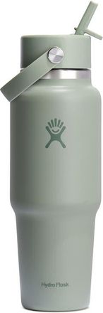 Hydro Flask 32-Ounce Wide Mouth Travel Bottle with Flex Straw Cap in Agave at Nordstrom