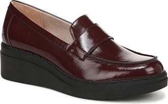 Life Stride Dolce Platform Wedge Loafer in California Wine Red at Nordstrom, Size 5.5