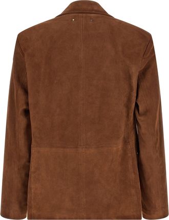Golden Goose Mens Brown Lamb Leather Jacket Clothing