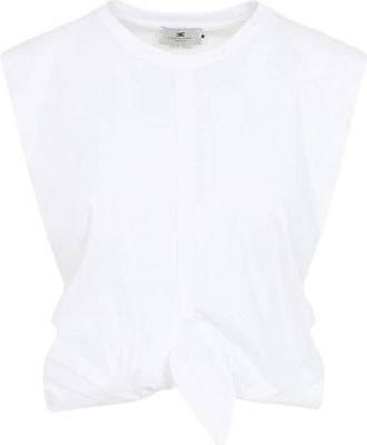 Elisabetta Franchi Knot-detail T-shirt
