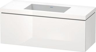 Duravit Duravit - Lavabo Para Muebles L-cube C-bonded Con Base, Colgante