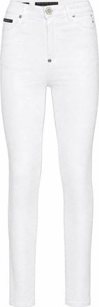 Philipp Plein Donna, Jeans, Bianco, W30, new