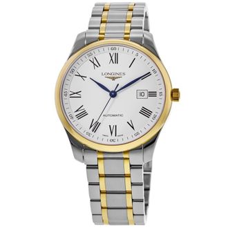 Longines Master Collection 40mm White Dial Two-Tone Stainless Steel Mens Watch L2.793.5.19.7