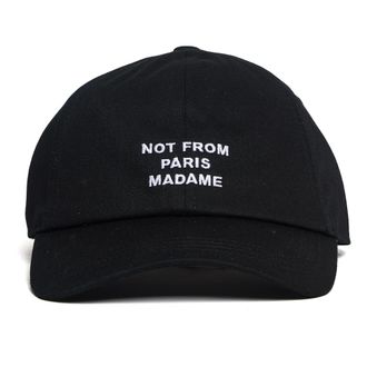 Dr&ocirc;le de Monsieur Slogan Cap - male - Drole de Monsieur - Hats & Caps - Black - ONE SIZE - Accessories