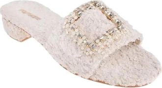 Emanuela Caruso Capri Manon Slipper - Dames - Muiltjes - Grijs - 36 EU - Schoenen