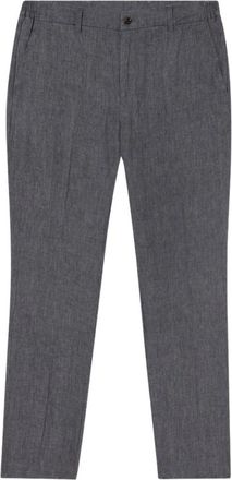 Brooks Brothers Linnen Broek - Heren - Nette broeken - Grijs - W38 - Linnen - Broeken