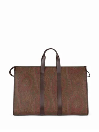 Etro Mens Duffle Bag Arnica Brown Luggage & Holdalls