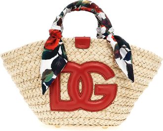 Dolce & Gabbana Natural Kendra Small Tote Bag