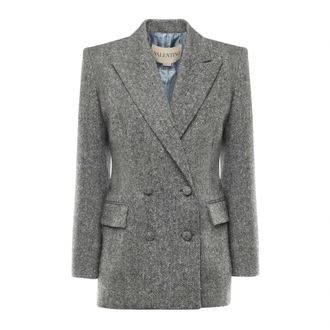 Valentino Garavani Blazer - Dames - Blazers - Grijs - XS - Jassen