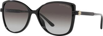 Michael Kors Malta 2181U Zonnebril Zwart Donkergrijs - Dames - Zonnebrillen - Zwart - 57 MM - Accessoires
