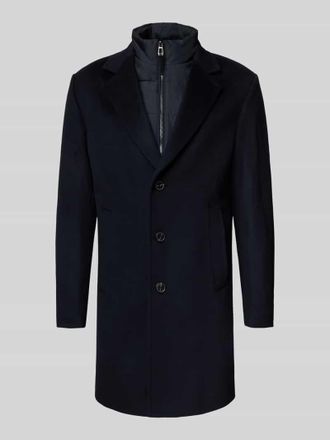 Joop Wollmantel im Double-Layer-Look Modell Morris in Marine, Gr&ouml;&szlig;e 52