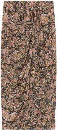 Isabel Marant Gonna midi Zaine - Nero