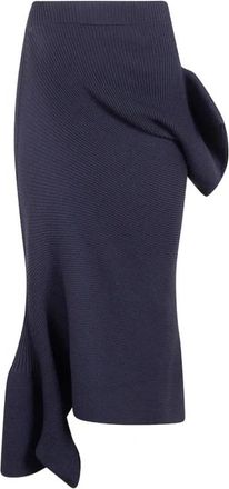 Issey Miyake Life Form Volume Midi Rok - Dames - Midirokken - Zwart - M - Polyester - Rokken