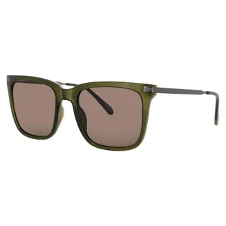 Fossil Mens Brown Rectangular Sunglasses FOS3152GS0OX70