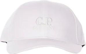 C.P. Company Caps, male, White, Size: ONE SIZE Gabardine Logo Cap