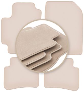OEM Alfombrillas Premium Beige Para: Kia Rio Iv Hatchback 2017