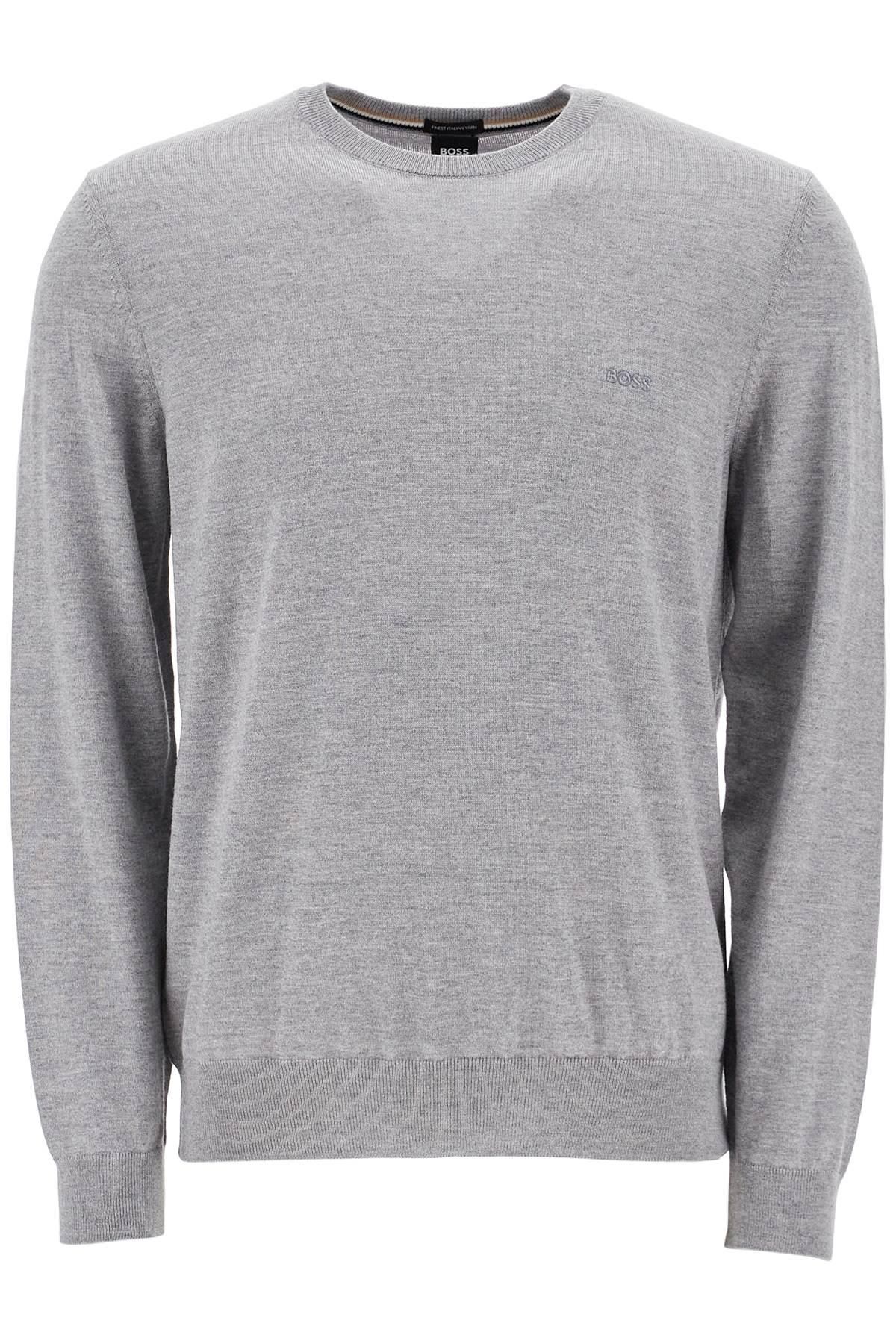 Hugo boss jumper grey hotsell