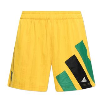 adidas Brain Dead Disney Football Shorts - Heren - Korte Broeken - Geel - XL - Polyester - Korte Broeken