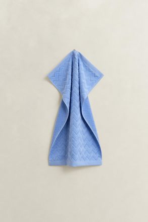 GANT Home decor Jacquard Herringbone Towel 50X70 (50x70) HYDRANGEA BLUE