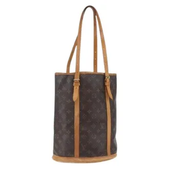 Louis Vuitton Pre-owned Bucket Bags, female, Brown, Size: ONE SIZE Pre-owned Bucket Bag