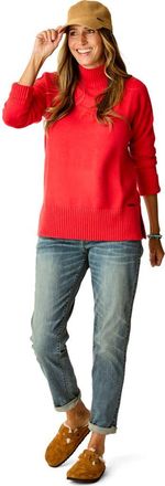 Carve Designs Woodward Sweater in Poinsettia at Nordstrom, Size Xx-Small