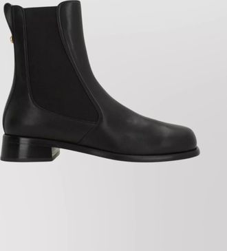 Sergio Rossi ankle boots with round toe and block heel